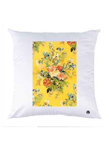 Printed Pillow Case polyester White 30x30cm