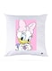 Printed Pillow Polyester White 30x30cm
