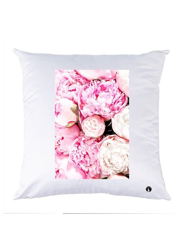 Printed Pillow polyester White 30x30cm