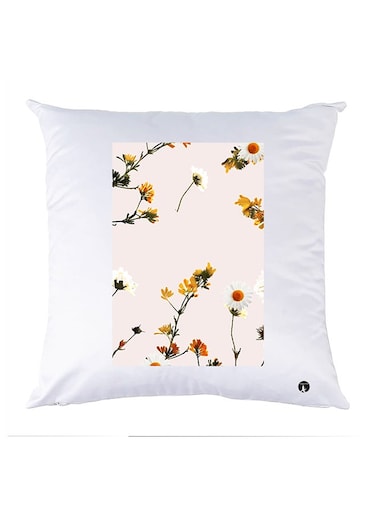 Printed Pillow Case polyester White 30x30cm