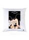 Printed Pillow polyester Black/White 30x30cm