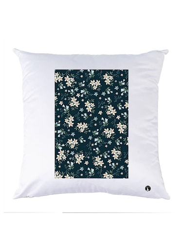 Printed Pillow Polyester White