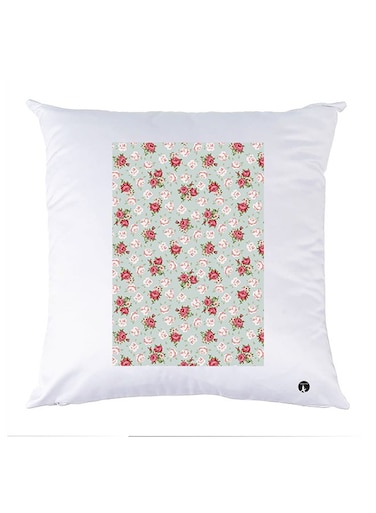 Printed Pillow Case polyester White 30x30cm