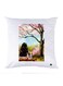 Printed Pillow Case polyester White 30x30cm