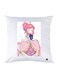 Printed Pillow Case polyester White 30x30cm