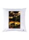 Printed Pillow Case polyester White 30x30cm