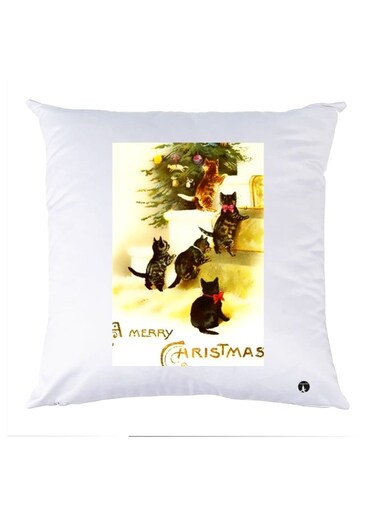 Printed Pillow Polyester Multicolour