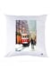 Printed Pillow polyester White 30x30cm