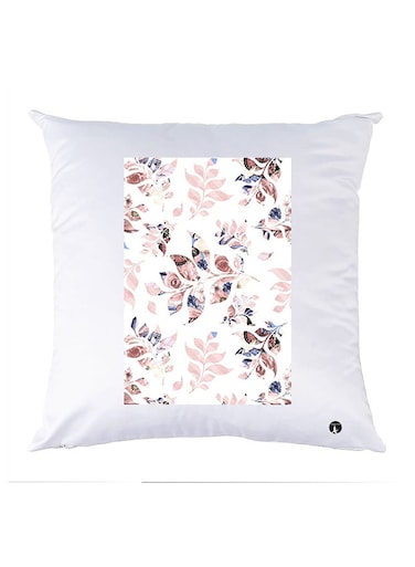 Printed Pillow Case polyester White 30x30cm