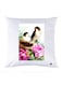 Printed Pillow Case polyester White 30x30cm
