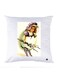 Printed Pillow Case polyester White 30x30cm