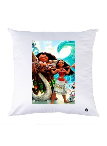 Printed Decorative Pillow Multicolour 30x30cm
