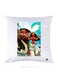 Printed Decorative Pillow Multicolour 30x30cm