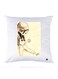Printed Pillow polyester White 30x30cm