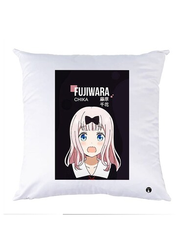 Printed Pillow polyester White 30x30cm