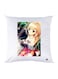 Printed Pillow Case polyester White 30x30cm