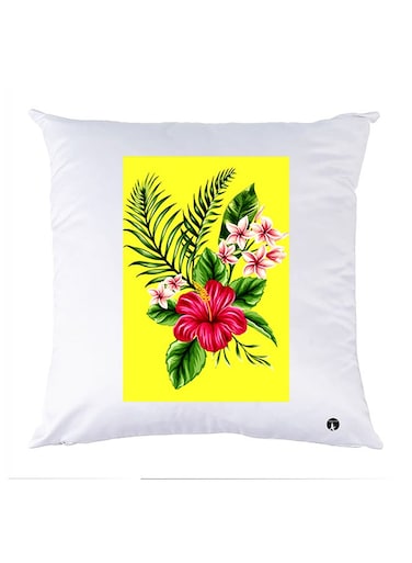 Printed Pillow polyester White 30x30cm