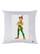 Cartoon Printed Throw Pillow White/Green/Orange 30x30cm