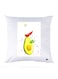 Printed Pillow Case polyester White 30x30cm