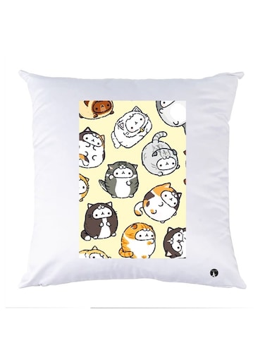 Printed Decorative Pillow Multicolour 30x30cm