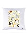 Printed Decorative Pillow Multicolour 30x30cm