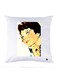Printed Pillow polyester White 30x30cm