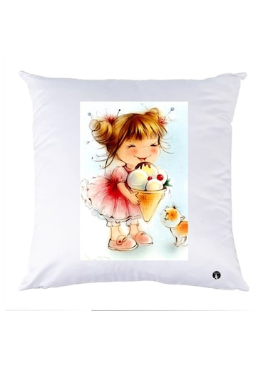 Printed Pillow polyester Multicolour 30x30cm