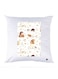 Printed Pillow Polyester White 30x30cm