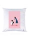 Printed Pillow Case polyester White 30x30cm