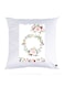 Printed Pillow polyester White 30x30cm