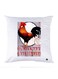 Printed Pillow Case polyester White 30x30cm