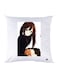 Printed Pillow Polyester White 30x30cm