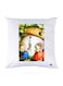 Printed Pillow polyester White 30x30cm