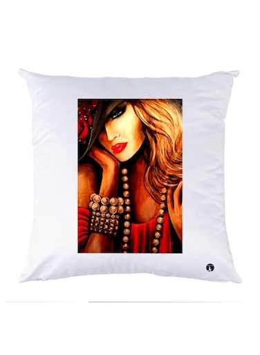 Printed Decorative Pillow Multicolour 30x30cm