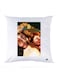 Printed Pillow Case polyester White 30x30cm