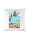 Printed Pillow White 30x30cm