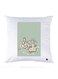 Printed Pillow Case polyester White 30x30cm