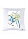 Printed Pillow Case polyester White 30x30cm