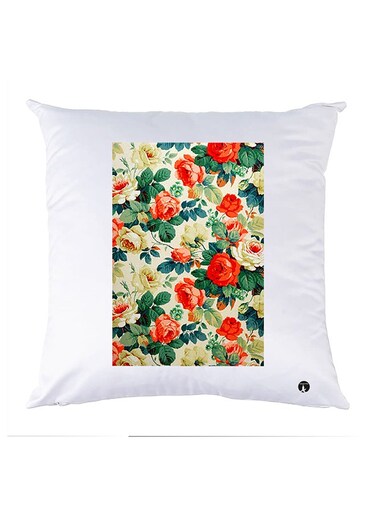 Printed Pillow polyester White 30x30cm