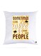 Printed Pillow Case polyester White 30x30cm