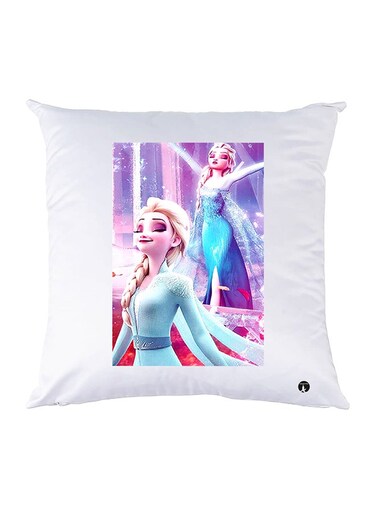 Printed Pillow polyester White 30x30cm