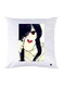 Printed Pillow Case polyester White 30x30cm