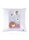 Printed Pillow Case polyester White 30x30cm
