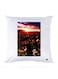Printed Pillow Case polyester White 30x30cm