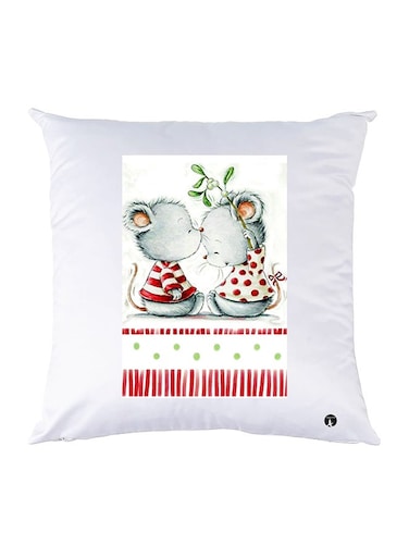 Printed Pillow Case Polyester White