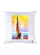 Printed Pillow Case polyester White 30x30cm