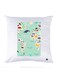 Printed Decorative Pillow Multicolour 30x30cm