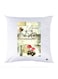 Printed Pillow polyester White 30x30cm