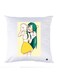Printed Pillow polyester White 30x30cm