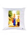 Printed Pillow polyester White 30x30cm